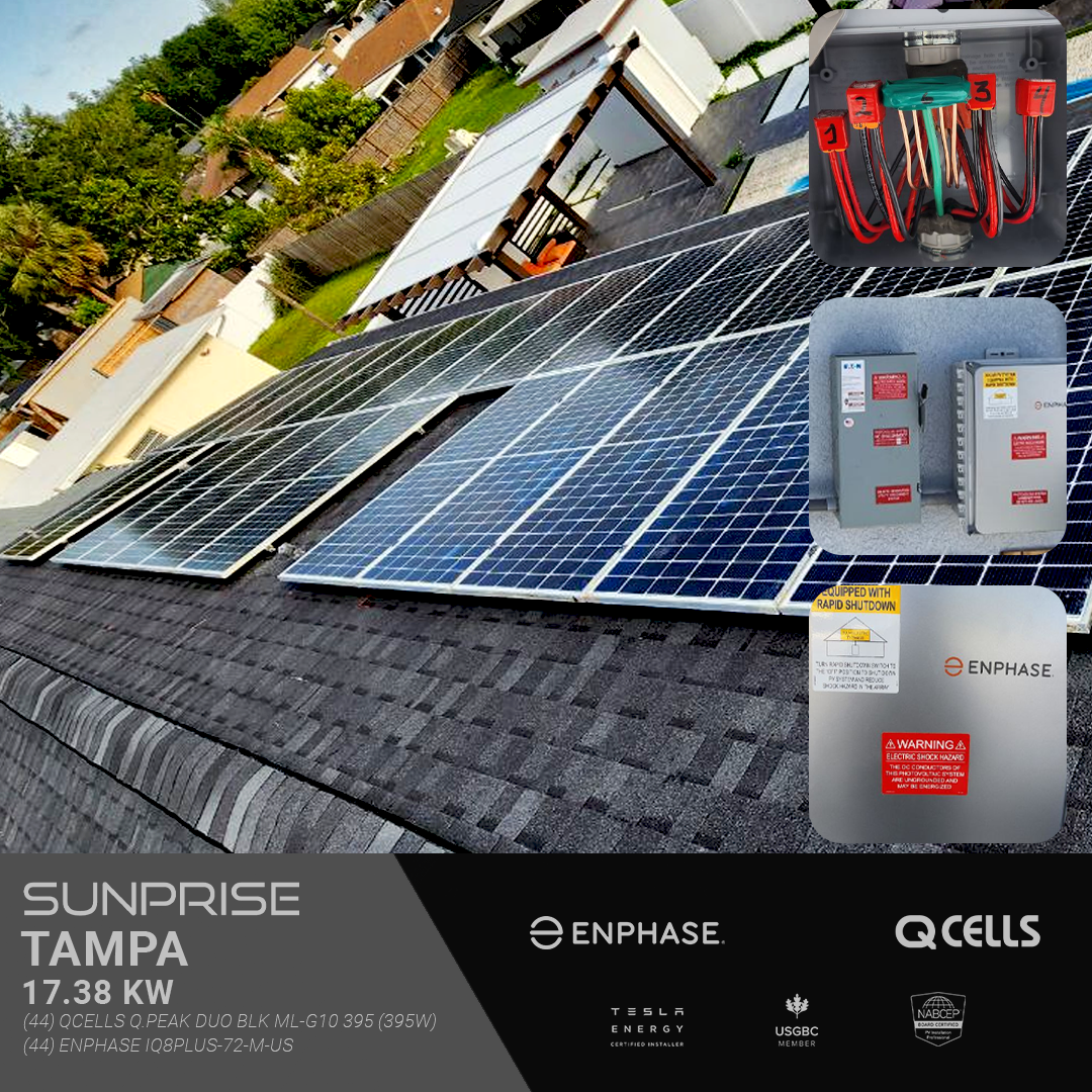 Tampa Solar Install - QCell